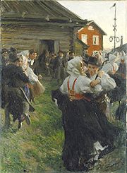 Midsummer's Eve by Anders Zorn.