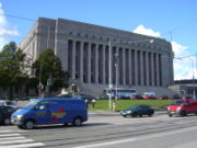 Eduskuntatalo, the main building of the Parliament of Finland (Eduskunta) in Helsinki.
