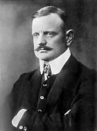 The Finnish composer Jean Sibelius (1865–1957), a significant figure in the history of classical music.