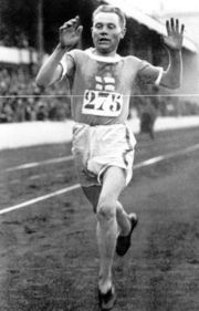 Paavo Nurmi at the 1920 Summer Olympics.