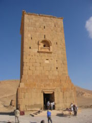 Eggelin Tomb Tower in Palmyra.