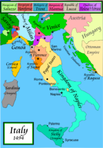 Italy during the Late Middle Ages.