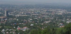 Almaty, the Soviet-era capital of Kazakhstan.