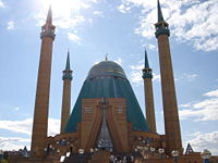 Mosque in Pavlodar; Kazakhs predominately follow Sunni Islam