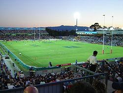 Rugby league match in Townsville, Queensland, Australia.