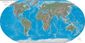 Map of the Earth