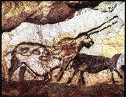 The cave art of Lascaux is an example of Upper Palaeolithic culture