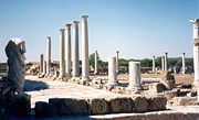 Salamis, Cyprus, outside the city of Amochostos.