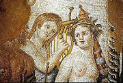 The Centaur floor mosaic in Paphos.