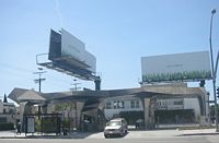 BP "Helios" fueling station in Los Angeles