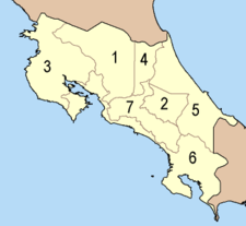 Provinces of Costa Rica.