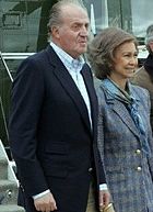 King Juan Carlos I of Spain and Queen Sofía of Spain.
