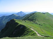 The main ridge of the Kriváň Lesser Fatra.