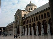 The Umayyad Mosque in Damascus, Syria was a Byzantine church before the Islamic conquest of the Levant. Some ecclesiastical elements are still evident.