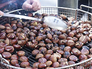 Roasted chestnuts in Melbourne