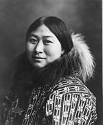 An Inupiaq woman, Nome, Alaska, c. 1907.