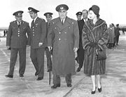 Queen Elizabeth II with the Turkish Generals and the Head of State Cemal Gursel in Ankara