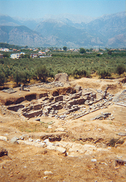 Ruins from the ancient site.