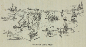 Ye Gude Olde Days, from Hockey: Canada's Royal Winter Game, 1899.