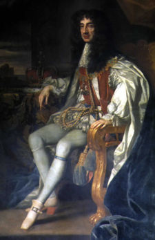 Charles II was restored as King of England in 1660.