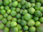 A batch of kaffir limes.
