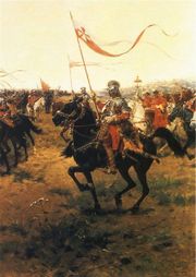Commonwealth hussars, by Józef Brandt