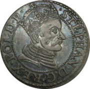 Commonwealth coin minted during the reign of King Stefan Batory