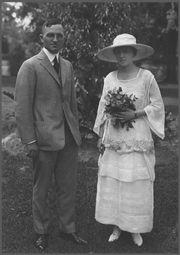 The Trumans' wedding day, June 28, 1919