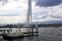 The Jet d'Eau in Lake Geneva