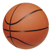 Traditional eight-panel basketball
