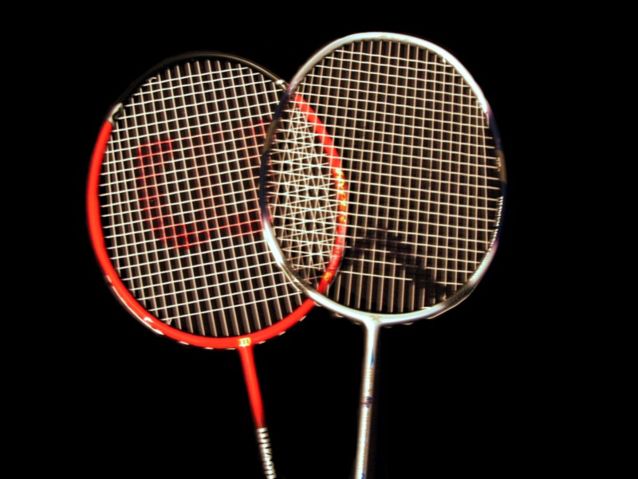 Image:Heads of badminton raquets.jpg