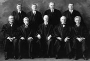 The U.S. Supreme Court in 1925. Taft is seated in the bottom row, middle.