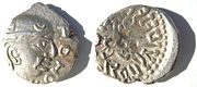 Silver coin minted during the reign of the Gupta king Kumara Gupta I (AD 414–55)