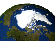 Record minimum extent of Arctic sea ice, September 2005