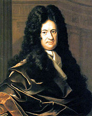 Portrait of Gottfried Wilhelm Leibniz by Bernhard Christoph Francke (circa 1700)