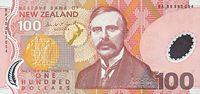Lord Rutherford of Nelson on the New Zealand 100 dollar note