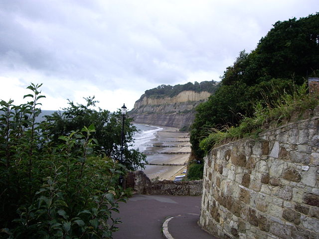 Image:Looking west from Shanklin chine.JPG