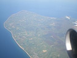 Isle of Man /Ramsey/ seen from the air