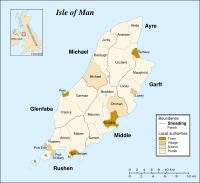 Isle of Man local authorities and sheadings