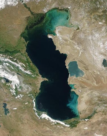 Image:Caspian Sea from orbit.jpg