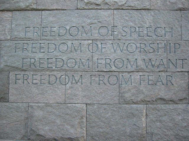 Image:FDR Memorial wall.jpg
