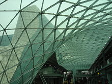 Inside view of the FieraMilano exhibition centre