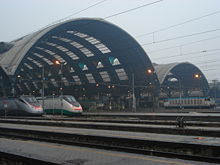 ETR 500 at Milan Central Station.