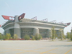 San Siro Stadium, one of Europe's largest.