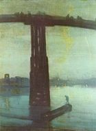 Whistler's Nocturne in Blue and Gold: Old Battersea Bridge (c. 1872-1875)
