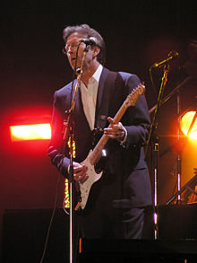 Clapton at the Tsunami Relief concert, 2005