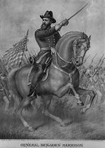 "Come on boys!" General Benjamin Harrison in the Battle of Resaca, May 1864.