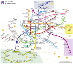 Madrid's metro map