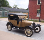 Ford Model T, 1927, regarded as the first affordable American automobile