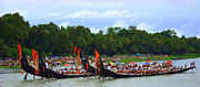 Aranmula is an annual snake boat race on the Pamba River.